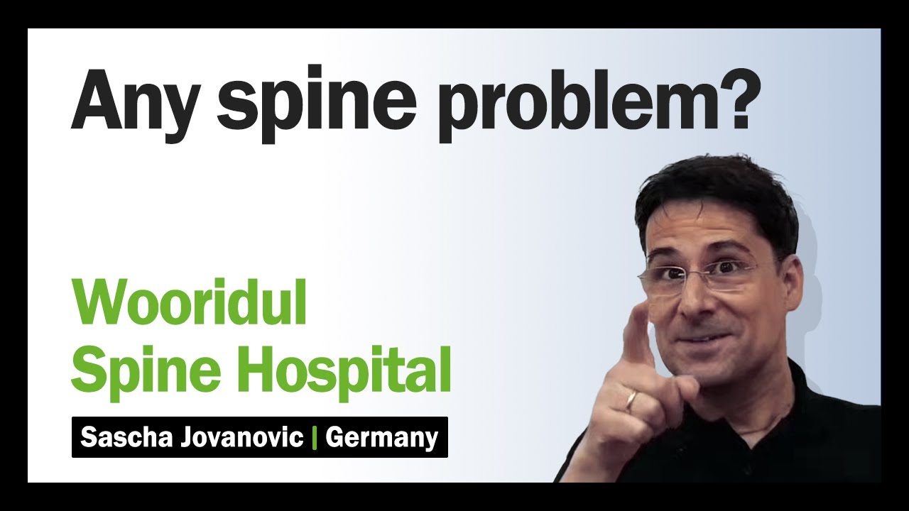Mr. Sascha Jovanovic has treatment at Wooridul Spine Hospital/International Patients Center/
